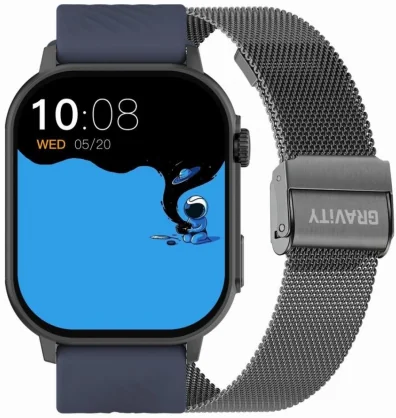Išmanusis laikrodis Gravity GT15-4 Black + Blue Band