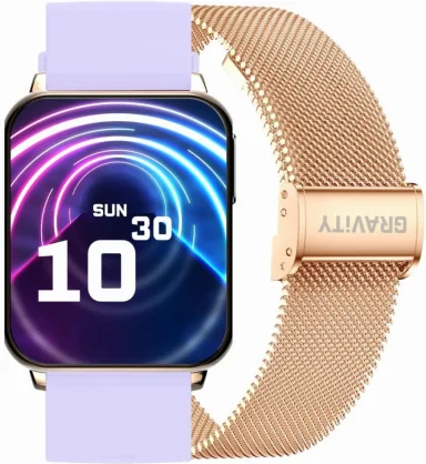 Išmanusis laikrodis Gravity GT17-3 Purple + Rose Gold Band