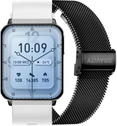 Išmanusis laikrodis Gravity GT17-8 White + Black Band