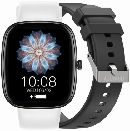 Išmanusis laikrodis Gravity GT18-10 White + Black Band