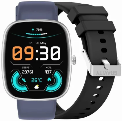 Išmanusis laikrodis Gravity GT18-6 Black + Blue Band