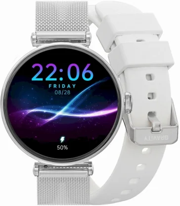 Išmanusis laikrodis Gravity GT26-8 Silver + White Band