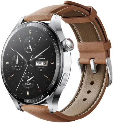 Išmanusis laikrodis Joyroom JR-FC2 Pro Silver/ Brown