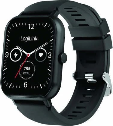 Išmanusis laikrodis Logilink Edge Black