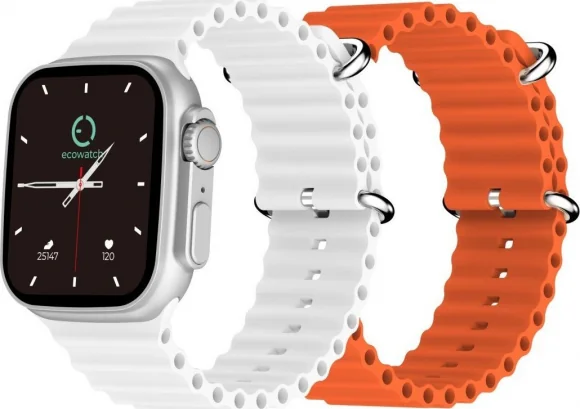 Išmanusis laikrodis Maxcom Ecowatch 2 Silver