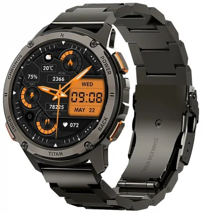 Išmanusis laikrodis Maxcom FW110 Titan Chronos Black