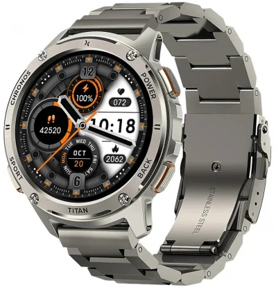 Išmanusis laikrodis Maxcom FW110 Titan Chronos Silver