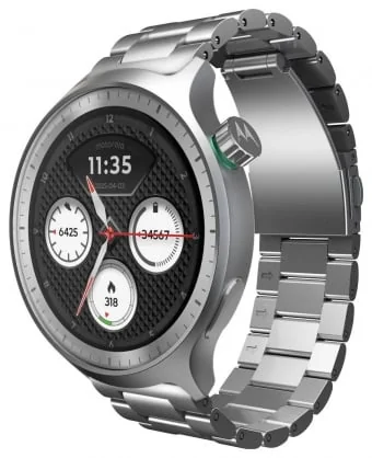 Išmanusis laikrodis Motorola Moto Watch Special Edition Stainless Steel Silver