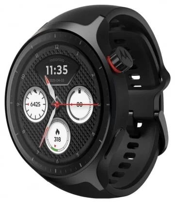 Išmanusis laikrodis Motorola Moto Watch Volcanic Ash Black