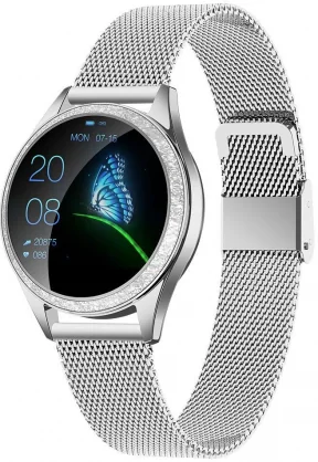 Išmanusis laikrodis Oromed Oro-Smart Crystal sidabrinis