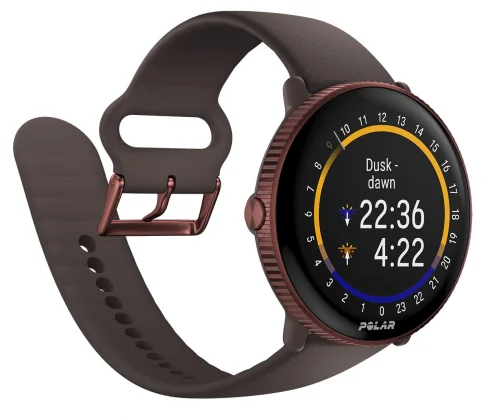 Išmanusis laikrodis Polar Ignite 3 S-L rudo vario spalva