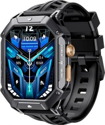 Išmanusis laikrodis Rubicon RNCF24-1 Black