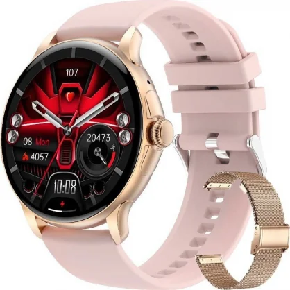 Išmanusis laikrodis Rubicon RNCF35 Rose Gold