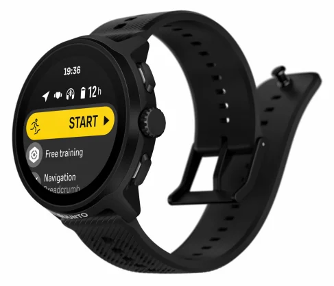 Išmanusis laikrodis Suunto Run Silicone Strap Black