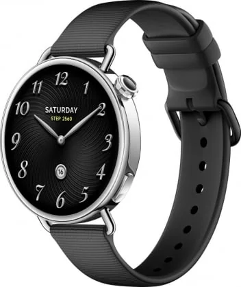 Išmanusis laikrodis Xiaomi Watch S4 41mm Fluororubber Strap Black