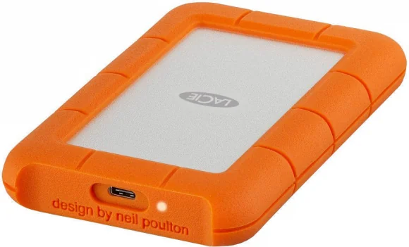 Išorinis kietasis diskas Lacie Rugged 4 TB oranžinis