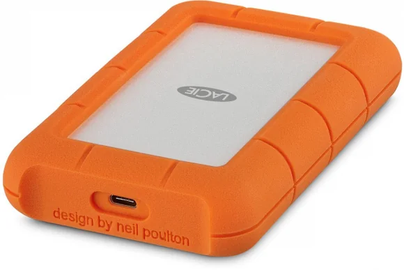 Išorinis kietasis diskas Lacie Rugged 5 TB oranžinis