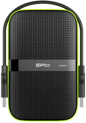 Išorinis kietasis diskas Silicon Power Armor A60 5TB 2.5" Black/ Green SP050TBPHDA60S3K
