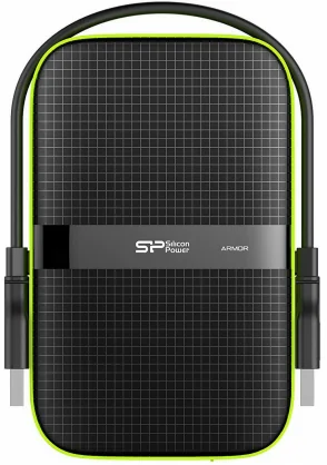 Išorinis kietasis diskas Silicon Power Power Armor A60 4TB 2.5" Black/ Green SP040TBPHDA60S3K