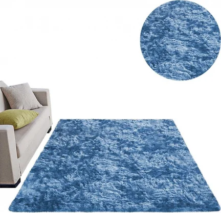 Kilimas Strado Strado Ombre Shaggy Carpet 200x250 OmbreNavy (Dark Blue)
