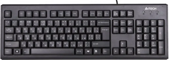 Klaviatūra A4Tech KR-83 Black (EN/ LT)