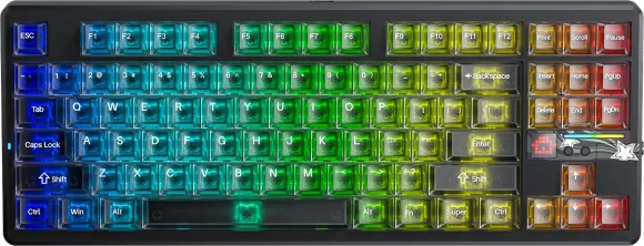 Klaviatūra Aula F87 Pro V2 Black Mist