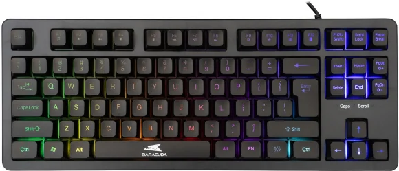 Klaviatūra Baracuda BGK-01114 Tenkeyless Krill Black (US)