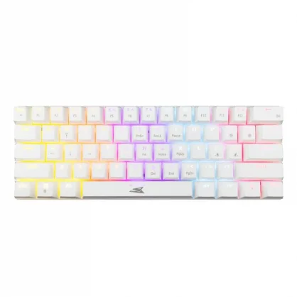 Klaviatūra Baracuda BGK-03211 Dolphin White US Mechanical Red Switches