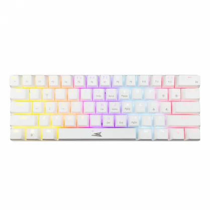 Klaviatūra Baracuda BGK-03221 Dolphin White US Mechanical Blue Switches