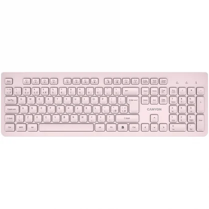 Klaviatūra Canyon HKB-W01 (US) Beige
