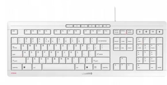 Klaviatūra Cherry JK-8500EU-0 Stream (EN) White