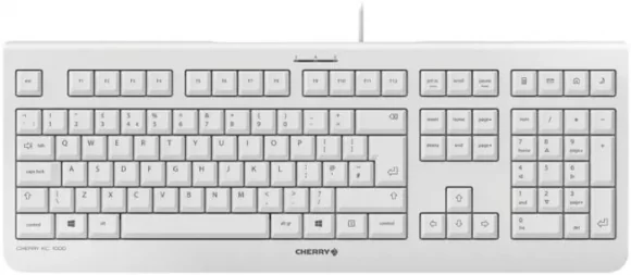 Klaviatūra Cherry KC 1000 (EN) Grey