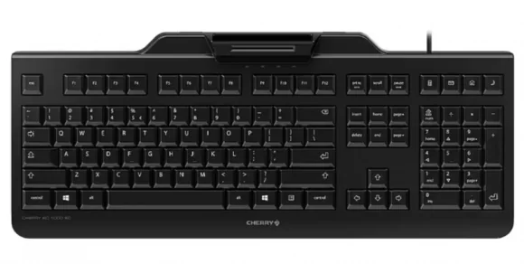 Klaviatūra Cherry KC 1000 Smart Card (EN) Black