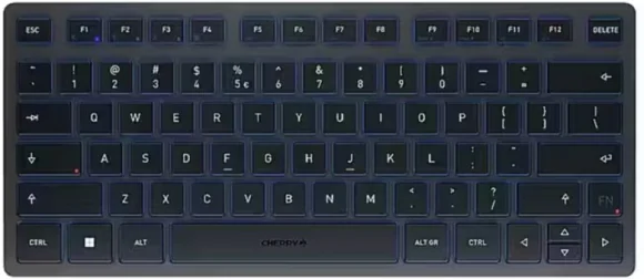 Klaviatūra Cherry KW 7100 MINI BT (EN) Slate Blue