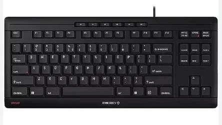 Klaviatūra Cherry STREAM TKL US Black