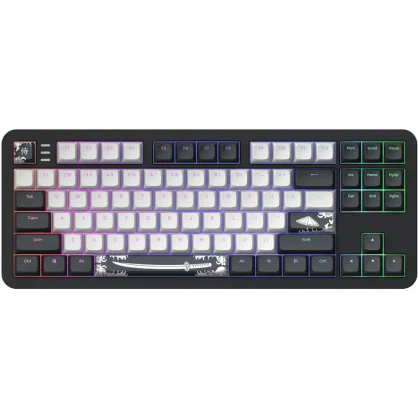 Klaviatūra Dark Project ALU87B Bushido, G3MS Moonstone Switch, EN/ RU/ UA