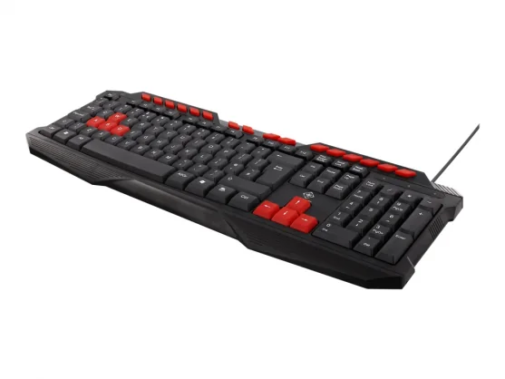 Klaviatūra Deltaco GAM-024UK Black, Orange