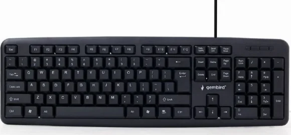 Klaviatūra Gembird KB-U-103 (US) juodas