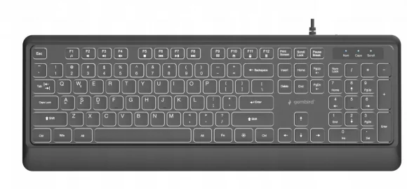 Klaviatūra Gembird KB-UML-04 (EN) Black