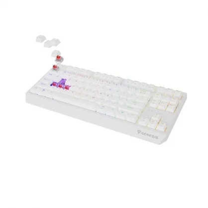 Klaviatūra Genesis THOR 230 | Mechanical Gaming Keyboard | Wireless | US | White