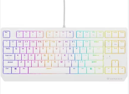 Klaviatūra Genesis Thor 230 TKL RGB Outemu Red EN White