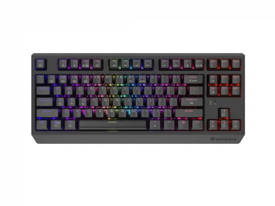 Klaviatūra Genesis Thor 230 TKL Wireless czarna RGB Outemu Panda