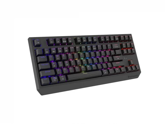 Klaviatūra Genesis Thor 230 TKL Wireless czarna RGB Outemu Red