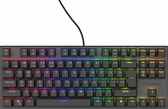 Klaviatūra Genesis Thor 303 TKL Outemu Brown (US)