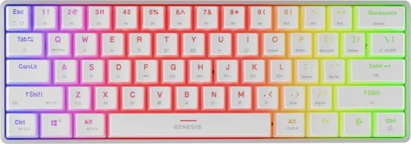 Klaviatūra Genesis Thor 660 G2 Gateron Red White (US)