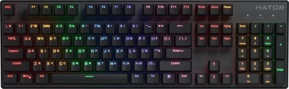 Klaviatūra Hator Icefall Mecha Rainbow ENG/ UA/ RU HTK204UA