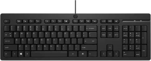 Klaviatūra HP 125 G2 (EN/ RU) Black