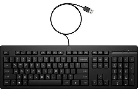 Klaviatūra HP 125 G2 US Black