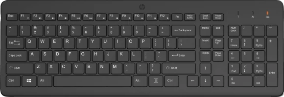 Klaviatūra HP 225 Wireless (US) Black