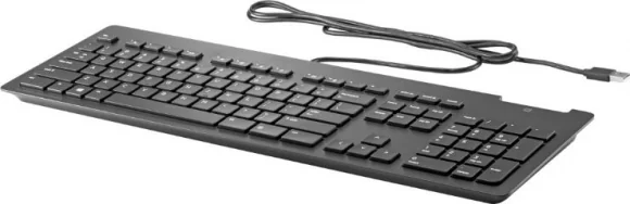 Klaviatūra HP Slim v2 Smart Card Black (EN)